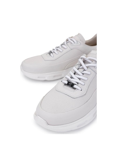 Tamer Tanca Erkek Hakiki Deri Kırık Beyaz Sneakers & Spor Ayakkabı 298 2932-2526 Erk Ayk Y25 Off Whıte Beyaz
