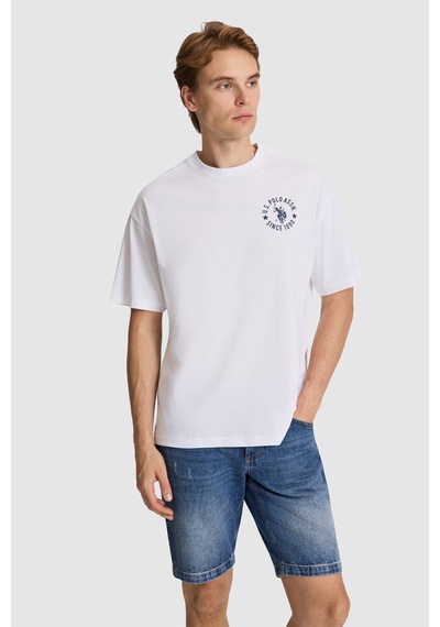 U.S. Polo Assn. U.s. Polo Assn. Erkek Beyaz Tişört 50327160-vr013