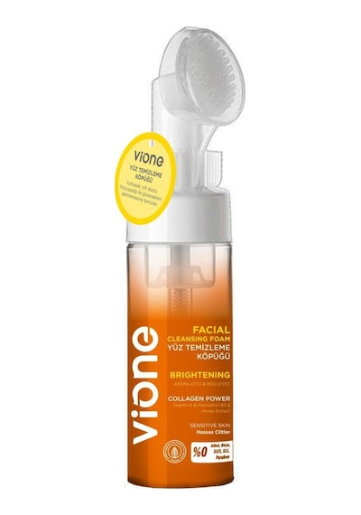 Vione 3lü Set Yüz Temizleme Köpüğü 150ml Özel Fırçalı