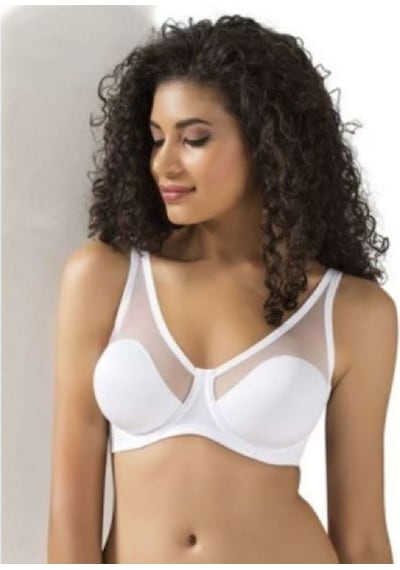 Le Jardin 9200 Toparlayıcı Tül Detaylı Soft Cup Sütyen Beyaz