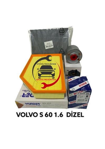 Volvo S60 1.6 Dizel Filtre Bakim Seti 359308758