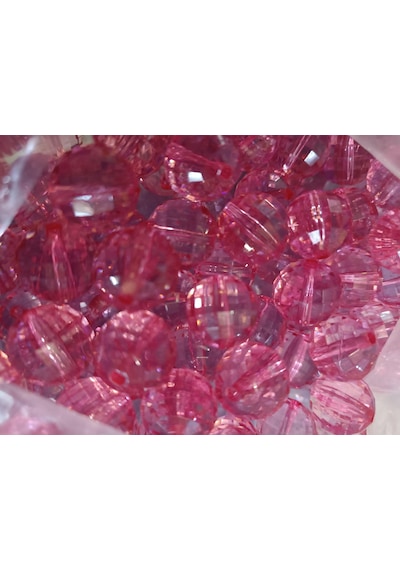 Rengarenk Plastik Boncuk 70 Kg - Renkli Takı Malzemesi Çok Renkli