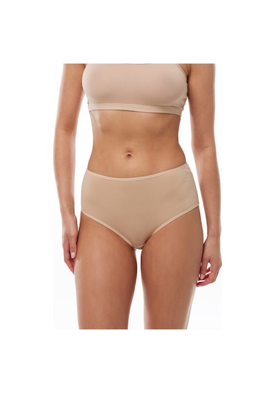 Malabadi Kadın Ten 2 Li Paket Modal Yüksek Bel Bato Slip Külot 1030 Ten
