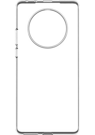 Huawei Mate 40 Pro Kılıf Zore Süper Silikon Kapak Renksiz