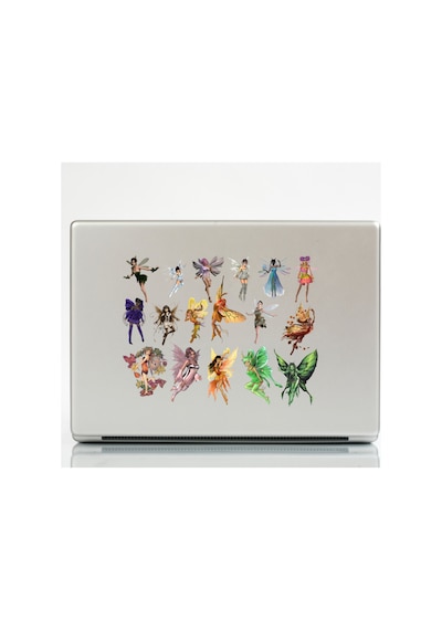 33 Adet Fairycore Periler Sticker Seti - Etiket Seti Scrapbook Bullet Journal Çok Renkli