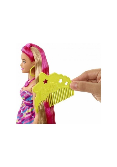 Barbie Tamamen Saç Bebek Kıvrımlı Fantezi Saç HCM89 Lisanslı Ürün