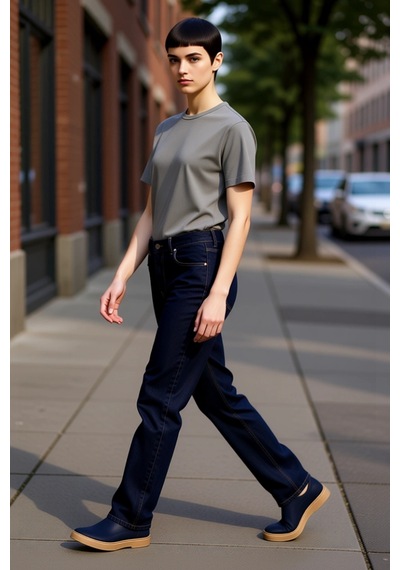 Ersefa Erkek Relaxed Fit Açık Denim Pantolon Fonksiyonel Dayanıklı Kalit Koyu Lacivert