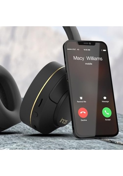 Ibk-503s Kablosuz 5.3 Bluetooth Hafıza Kart Destekli Kulak Üstü Kulaklık Siyah 400mah 12 Saat Pil Ömrü Bluetooth M