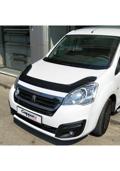 Cappafe Peugeot Partner Ön Kaput Koruyucu Rüzgarlık 4Mm 2015-2018