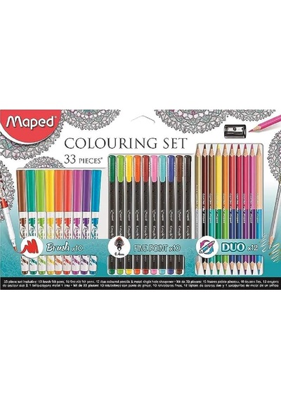 Maped Ofis Ve Kırtasiye 897417 Boya Seti 124-Pembe