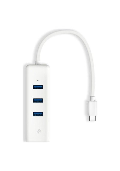 Tp-link Ue330c 10-100-1000 Mbps 3.0 Type C Ethernet Çevirici + 3 Port Usb Çoğaltıcı