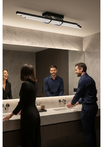 Cosmo Bronz Led Tavan Avize Kumandalı Dim Edilebilir Aşağı Işık Beyaz Işık