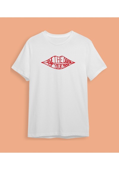 Kalic Studio Save The Drama For Your Mama - T-shirt Beyaz
