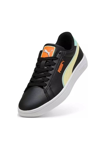 Puma Smash 3.0 Playdate Jr Siyah Erkek Çocuk Sneaker 402826-02 Siyah