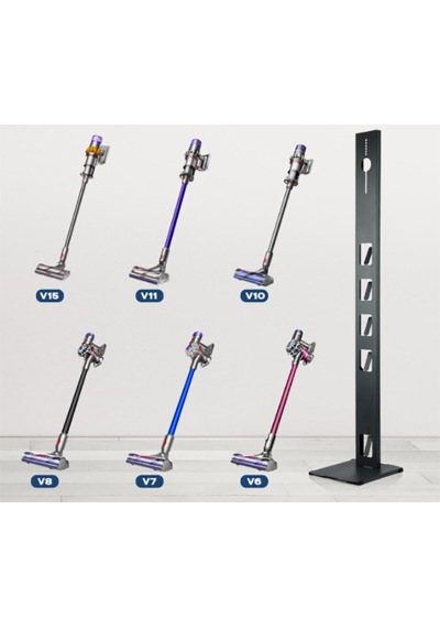 Hvngroup Dyson V15 - V12 Uyumlu V11 - V10 - V8 Dikey Süpürge Standı Siyah
