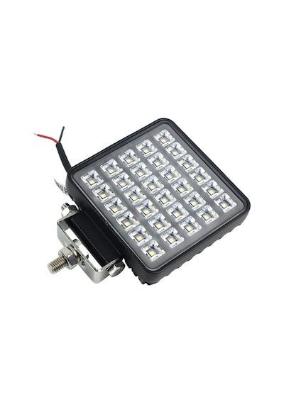 30 Led Kare Pmma Lensli Beyaz Yayıcı Sis Farı Off Road Lambası