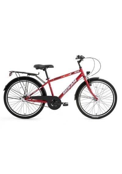 Bisan Hero 36 Cm V 24 Jant 3 Vites Metalik Kırmızı Kırmızı Çok Renkli