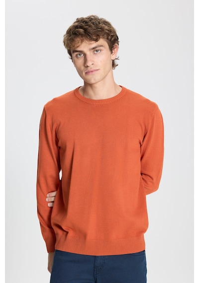 AC&Co / Altınyıldız Classics Erkek Kıremıt Standart Fit Normal Kesim Bisiklet Yaka Triko Kazak Kiremit AC&Co / Altınyıldız Classics Erkek Kıremıt Standart Fit Normal Kesim Bisiklet Yaka Triko Kazak Kiremit