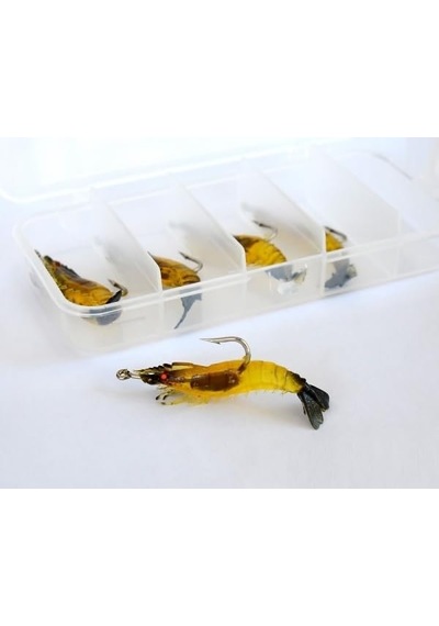 Delitay Balıkçılık 3062 Silikon Karides 5.5cm Suni Yem 5'li Kutu 01 Sku: Zeusb0d2rtgqj9