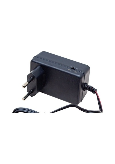 Mt-6/12c 6v-12v 1a Akü Şarj Cihazı 6 Volt Ve 12 Volt 1 Amper Kademeli Şarj Adaptörü Jaklı+krokodilli