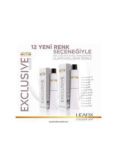 Lilafix Krem Profesyonel Tüp Saç Boyası 60ml - Ul-v+ Ultra Sarı Yoğun Viyole
