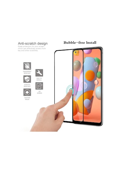 Samsung Galaxy Uyumlu A52 5d Mat Seramik Tam Kaplayan Ekran Koruyucu Cam