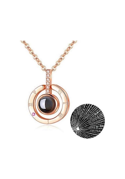 Vegagiftshop 100 Dilde Seni Seviyorum Kolye Altın