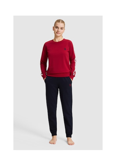 U.S. Polo Assn. Kadın Bordo Pijama Takımı 50333642-vr014