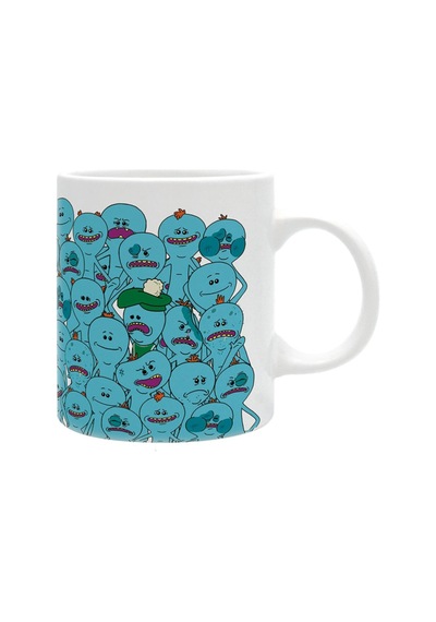 Rick And Morty Baskılı Seramik Beyaz Kupa