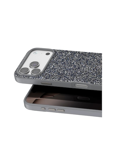 Gld-spt- Onegif Apple Uyumlu iPhone 17 Pro Max Bright Simli Kapak - Gümüş
