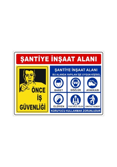 Şantiye Inşaat Alanı Inşaat Uyarı Levhası (434668399)