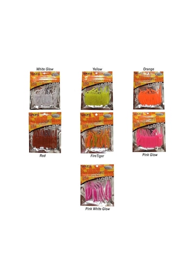 Shufa Fast Worm 5.2cm Lrf Silikon Yem 18'li Paket