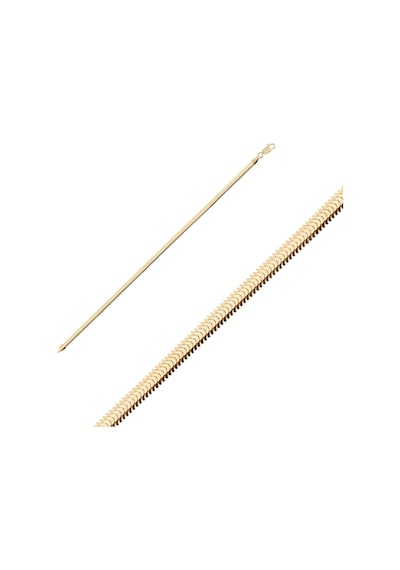 Balıksırtı Modeli 14 Ayar Altın Bileklik 3mm Altın