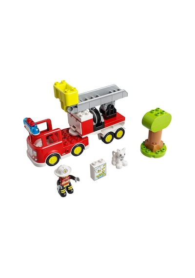 LEGO® DUPLO® İtfaiye Kamyonu 10969 - 2 Yaş & Üzeri Çocuklar için Eğitici Oyuncak Yapım Seti (21 Parça)