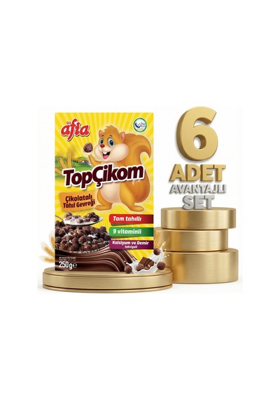 Afia Topçikom Çiko Tahıl Gevreği 6x250 Gr