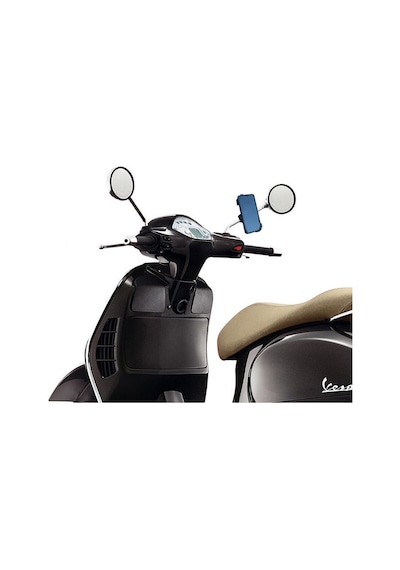 Powertec Vespa Uyumlu Çapraz Suporte Telefon Tutucu Ayna Bağlantılı