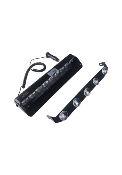 Flaş Led Çakarlı 27w 9 Led Kırmızı-mavi 8 Fonksiyonlu / Lapa175-1