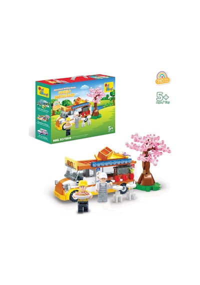 Ogi Mogi Toys Eğitici Bloklar Mobil Restoran 310 Parça,  Yapı Seti