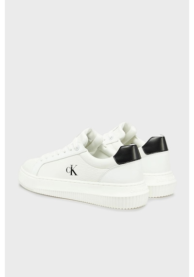 Calvin Klein Bayan Ayakkabı Yw0yw01769 01w Beyaz-siyah Beyaz-siyah Beyaz - Siyah
