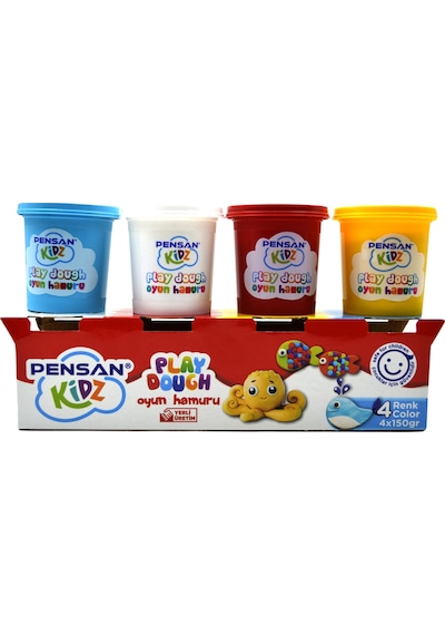 Pensan Kidsz Oyun Hamuru 4 Renk 4 X 150 Gr.