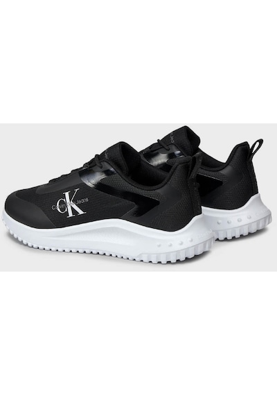 Calvin Klein Logolu Sneaker YM0YM00968 0GM Erkek Ayakkabı Siyah - Beyaz Calvin Klein Logolu Sneaker YM0YM00968 0GM Erkek Ayakkabı Siyah - Beyaz