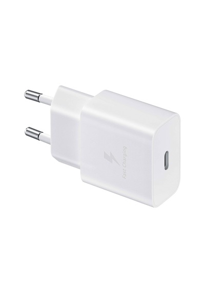 Samsung Uyumlu 3A 15W Type-C Çıkışlı 1m Kablolu Şarj Aleti Set Beyaz