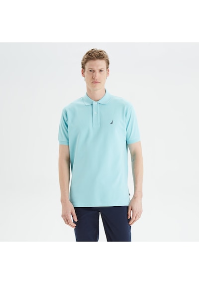 Nautica Erkek Mavi Classic Fit Polo Düz K35000t Mavi