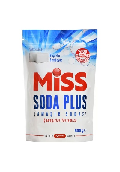 Miss Soda Plus Çamaşır Sodası 500 Gr 24'li Paket
