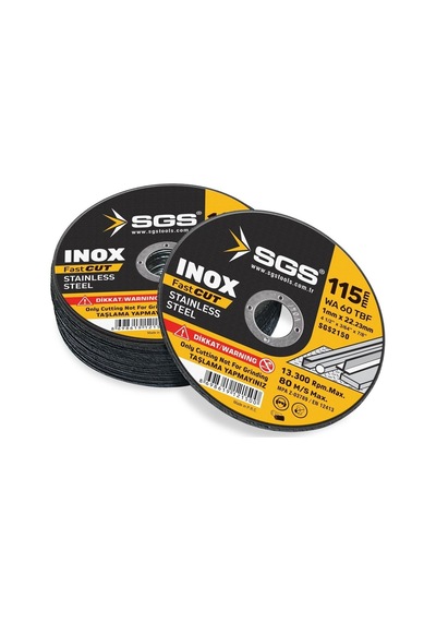 Sgs2150 İnox Kesisci 115 1.0 22mm 50 Li Paket
