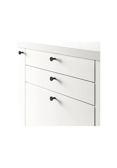 Ikea Bagganäs 2'li Mobilya Kulpu 21 Mm Siyah