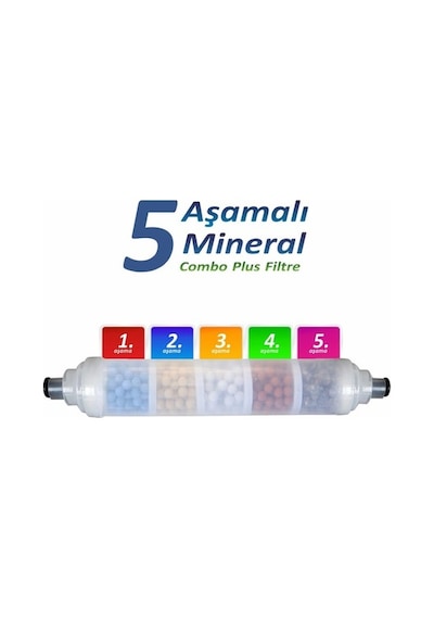 Master Reverse Osmosis System Su Arıtma Cihazı 5Li Combo Mineral Su Arıtma Filtresi(Mstm