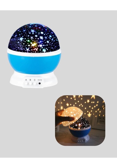 Çocuk Gece Lambası 6 Modlu Renkli Led Enerji Tasarruflu Masal Işığı Beyaz