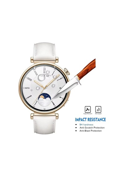 Huawei Watch Gt 6 46mm Kolay Uygulama Aparatlı Cam Ekran Koruyucu 01 41/42mm Değil