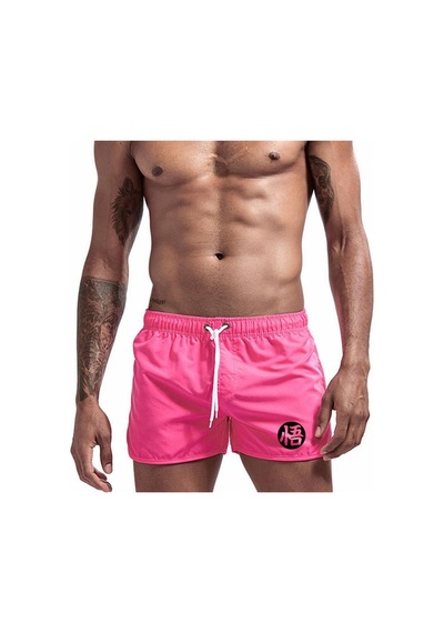 Pembe 2023 Yaz Yeni Erkek Spor Plaj Şortu Erkek Yaz Spor Salonu Egzersiz Nefes Alabilen Spor Giyim Koşu Plaj Şortu